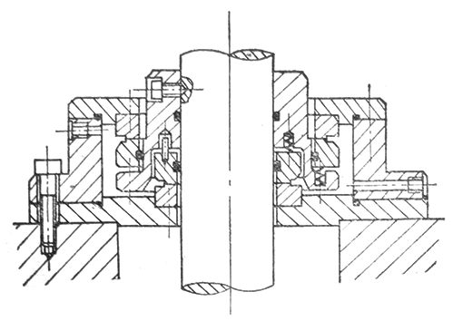 軸向尺寸短的雙端面機械密封